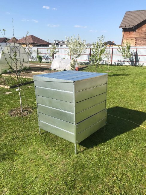 Компостер оцинкованный 0.8х0.8х1.06 в Томске Компостер оцинкованный 0.8х0.8х1.06 в Томске