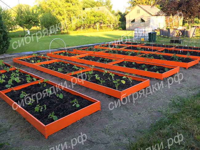 Грядки с двусторонним покрытием 15 см в Томске Грядки с двусторонним покрытием 15 см в Томске